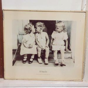 The KISS, Baldwin Bruwell's Collection 1947 Black & White Children Il Bacio